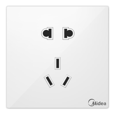 

Midea (Midea) switch panel four four open double control ya white 86 no border