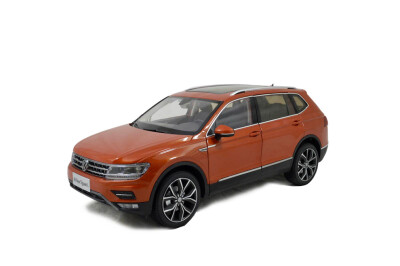 

118 Scale VW Volkswagen New Tiguan  2017 Orange Diecast Model Car