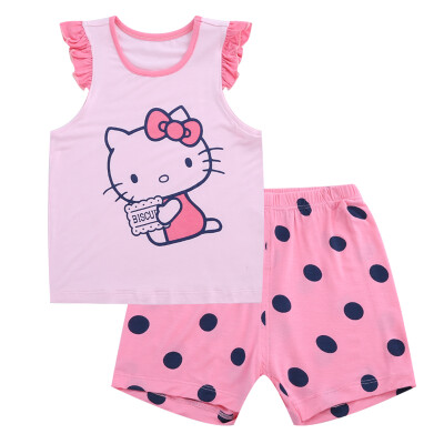 

Hello Kitty Girls Vest Set Trousers Pants Outbound Kit KA722CA05P0280 Water Gold Powder 80