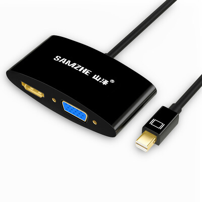 

Shanze (SAMZHE) ZJX-140 Mini DP Displayport к DVI конвертер мини передачи молнии кабель интерфейсу для доступа к телевизионному белому MacBook