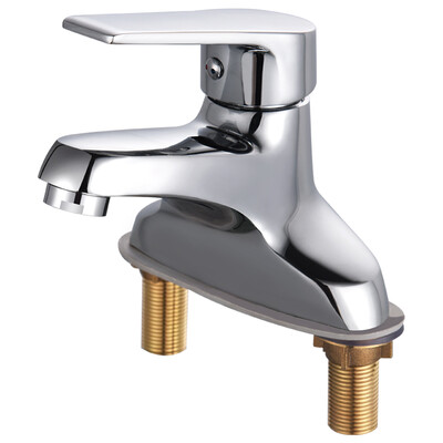 

MG MEJUE Z-1250 copper main body hot&cold basin faucet single handle double hole washbasin mixer