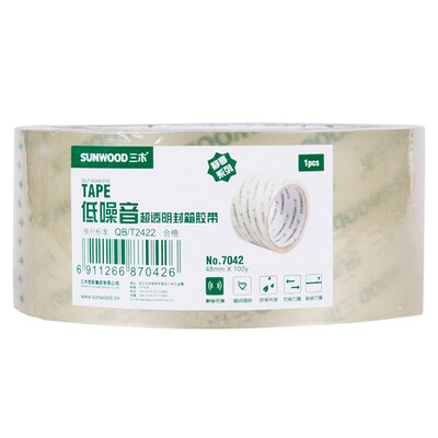 

Мики (Sunwood) 7115 Р-проницаема герметизирующая лента шириной 48мм * 100Y (91,4 м) пакета 6