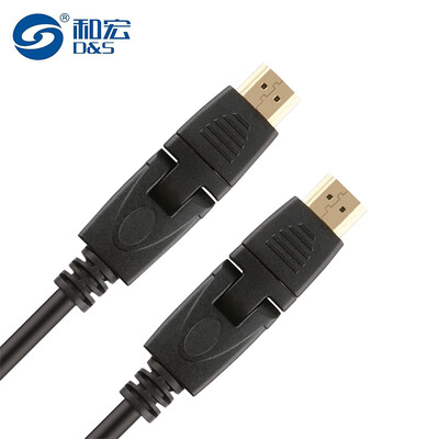 

И макрос (D & S) DSL4008 HDMI360 градусов вращающаяся линия цифровая линия высокой четкости 2K * 4K 3D видео кабель ноутбук телевизор проекционный кабель HD интерфейс линия 5 м черный