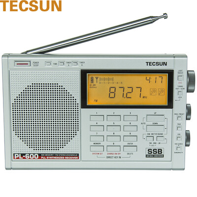 

Здравоохранения Германии (TECSUN) PL-600 полный диапазон цифрового коротковолнового радио частота стерео пожилой компаньон зарядки вход аудирование полупроводник (серебро)