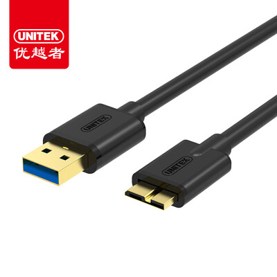 

Улучшенный человек (UNITEK) Y-C461BBK USB3.0 мобильной передачи данных с жесткого диска MicroB черная линия 1 м Данные Samsung S5 / Note3 зарядный кабель