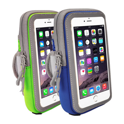 

ESCASE sports arm bag sports arm bag mobile phone arm bag / arm set running arm arm with men and women bag arm pocket iphone6 ​​/ 7 apple 7plus 5.5 inch green