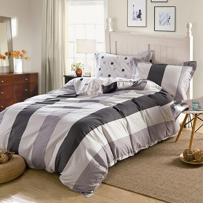 

Yingxin textile three-piece cotton simple dormitory sheets quilt covers three-piece suit 12 meters bed fashion year