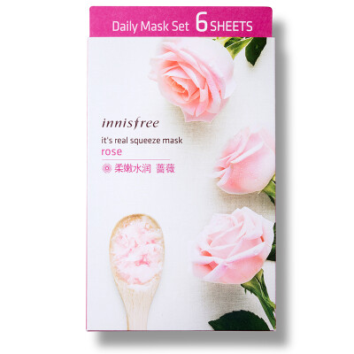 

Wonderful Poetry Innisfree Essence Fresh Rose Mask - Rose 20ml * 6