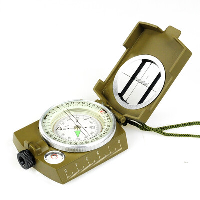 

Norfolk American Professional Compass with Magnifier Lens Compass Army Green