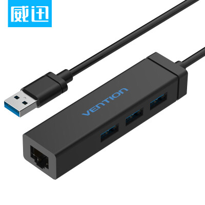 

Weining (VENTION) ноутбук usb3.0 сплиттер перетащить четыре USB-концентратор концентратор USB USB-конвертер USB-конвертер черный VAS-J42-N