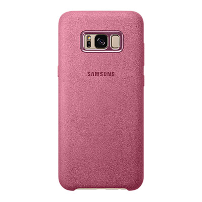 

Samsung (SAMSUNG) S8 + phone shell / Alcantara protective shell suede after the shell pink