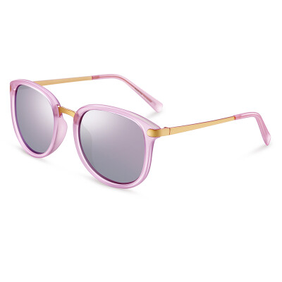 

Parson PARZIN retro sunglasses female colorful hipster polarized glasses male driver driving sunglasses 9238 black frame reflective film ice blue tablets