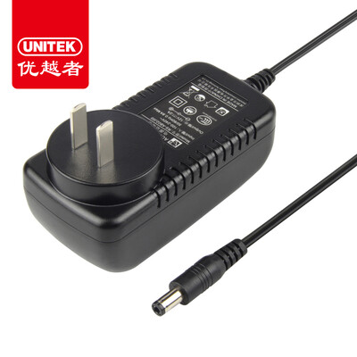 

UNITEK Y-P521BK Multifunction Power Adapter Charger 12V2A DC55mm Applicable 12V Monitor Camera Hard Disk Cartridge Notebook etc