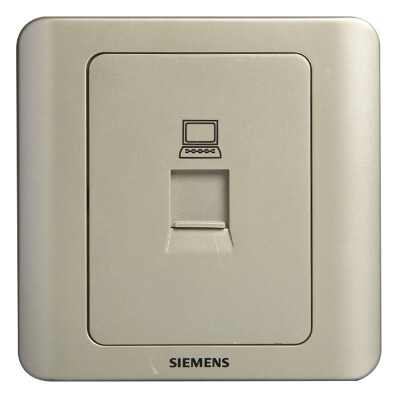 

Siemens SIEMENS 5TG01211CC133 switch socket prospect computer socket gold brown