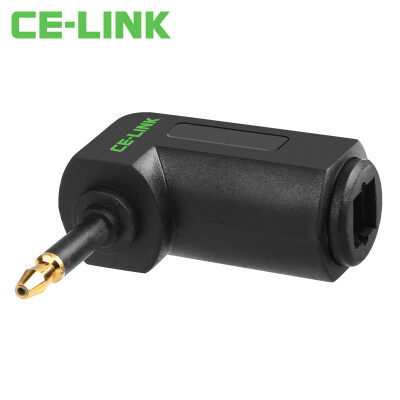 

CE-LINK 2729 Цифровой аудиоконвертер Toslink female to Mini Toslink Elbow fiber adapter