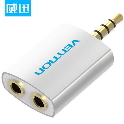 

Weining (VENTION) 3,5-мм аудиокабель по одной двух разъема для наушников для женской пары 1 минута 2 удлинителя подканала телефон аудио конвертер адаптер адаптер кабель двойной акция серебристый BDAW0