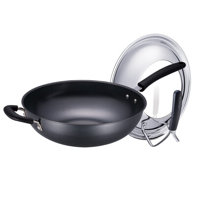 

Jingdong Supermarket] Supor SUPOR 32cm really stainless no coating can be covered with health wok EC1232F03