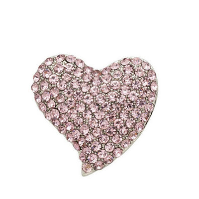 

Yoursfs@ weet Heart Shape Brooch Pins for Woman Crystal Rhinestone Woman Brooch Pins Silk Scarf Clothing Jewerly Accessories
