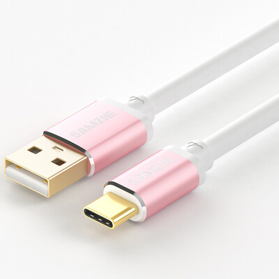 

Shanze (SAMZHE) Type-C data cable USB2.0 Andrews charge line fast charge line support millet 5 / 4C music as Huawei P9 / P10 rose gold 1 meter LC-100C