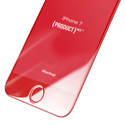 

ESK iPhone8 / 7 закаленная пленка 8/7 закаленная стеклянная пленка 3D мягкая грань полноэкранный высокоразрешающий взрывозащищенный мобильный телефон защитная пленка JM4-red