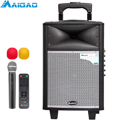 

Maigao S666-18 8-дюймовый квадратный танцевальный ролик Stereo (Bluetooth для наружного портативного аудио высокой мощности для сабвуфера