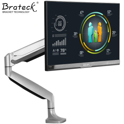 

Brateck LDT10-C012 13-32 in LCD Computer Monitor Bracket Desktop Universal Swing Lift Display Bracket Arm Single