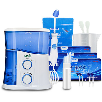 

Yiyi electric shampoo Adult children&39s nasal care device Pulse nasal irrigation device set 45g 200 packets Nasal salt measuring cup stirring rod temperature paste spray can NC60F