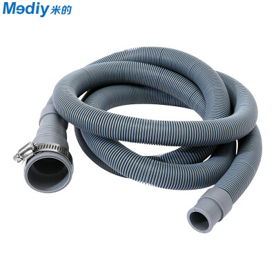 

Rice mediy MF-XP030B washing machine drain pipe under the water pipe 3 meters for multi-caliber to send 304 steel fastening clamp gray