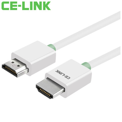 

CE-LINK Кабель HDMI Кабель HD 2 метра компьютер HDTV монитор проектор поддержка линии 4K * 2K белый 2194