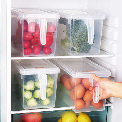 

Bao Yi Ni refrigerator crisper plastic sealed food storage box fruit box storage box 1 only installed DQ9021-1