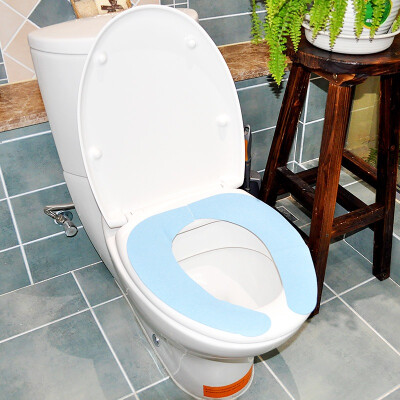 

Jingdong supermarket] Japan Li solid (LEC) BB-143B paste toilet seat summer thin section of non-disposable blue