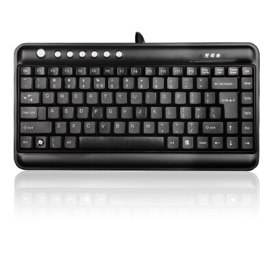 

Shuangfeiyan A4TECH KL-5 wired keyboard computer keyboard notebook keyboard mini keyboard USB interface