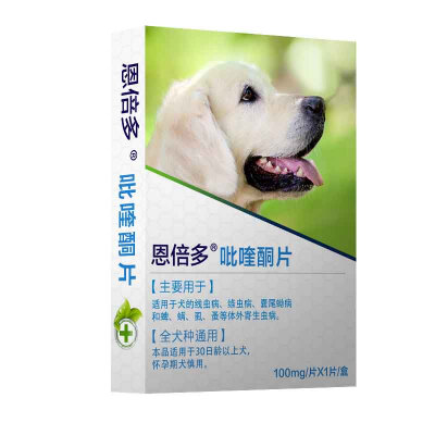 

Enpie pet insect repellent in vivo in vitro insect repellent dog dog insecticide praziquantel tablets-A7 inside and outside the net (dog) 100mg / 1