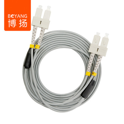 

Bo Yang BOYANG BY-K5332MM carrier-grade armored fiber jumpers 5 meters FC-FC multi-mode dual-core