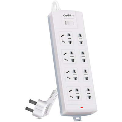 

Effective (deli) 3994 new national standard 6 3 m anti-electric control switch socket / plug / plug