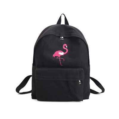 

Student Canvas Harajuku Embroidered Backpack as gift for children