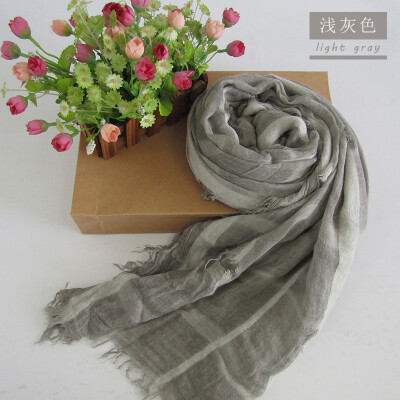 

Genuine Orangefox Cashmere Cotton Pierced Scarf