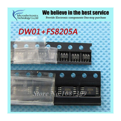 

200PCS free shipping DW01 SOT23-6 FS8205A TSSOP8 100PCS100PCS lithium battery protection p 100 new original