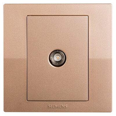 

Siemens SIEMENS 5UH80353NC03 switch socket Yue move broadband TV socket champagne gold