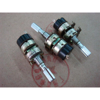 

Double potentiometer with switch A5K-25MM rachis
