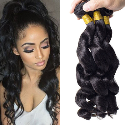 

Raw Virgin Indian Hair Loose Wave Virgin Hair Bundle Deals 3Pcs Indian Loose Wave Hair 7A Virgin Hair Bundles Cheap Weave Online