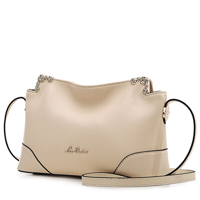 

Old head (LAORENTOU) ladies bag European and American fashion leather Messenger bag female casual wild shoulder bag tide 998J094L1A black