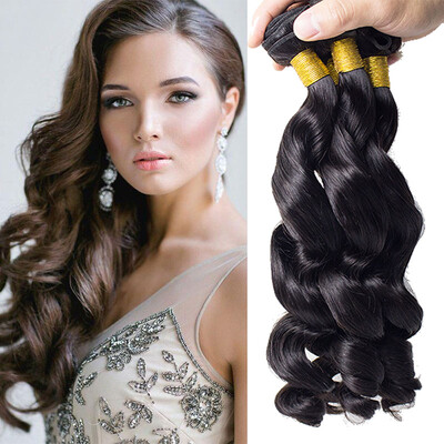 

Grade 8A Brazilian Loose Wave 3PcsLot 8-26inch Brazilian Loose Wave Virgin Hair Unprocessed Hair 100 Human Hair Weave Bundles