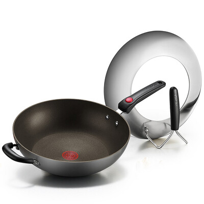 

Jingdong supermarket Supor supor fire red point 2 generation non-stick no smoke wok 32cm open fire can be used to cover PC32R7
