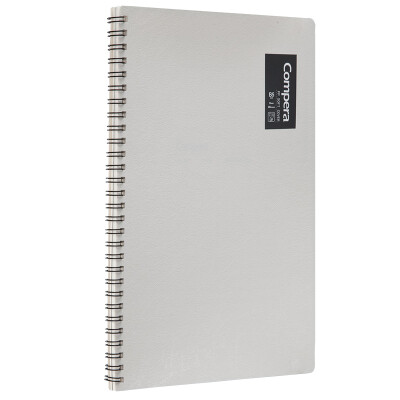 

Qixin COMIX B5 50 double helix PP face book notepad soft copy notebook Compera original series C7002 white