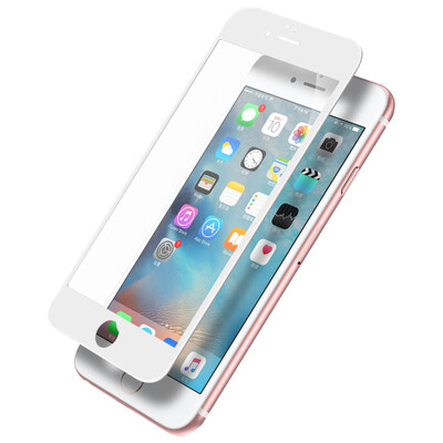 

ESK iPhone8 / 7 Plus закаленная пленка 8/7 Plus закаленная стеклянная пленка 3D мягкий край полный экран высокой четкости взрывозащищенный мобильный телефон защитная пленка JM93- белый