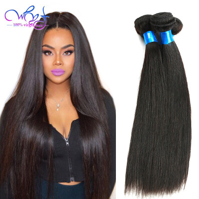 

WYF Soft and Silky Brazilian Straight Virgin Hair Weft 3 Bundles 8A Unprocessed Brazilian Straight Human Virgin Hair Free Shipping