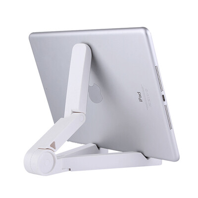 

JEAR LAKON JK-T-13 portable tablet computer stent lazy multi-function mobile phone bracket ipad desktop folding bracket white models