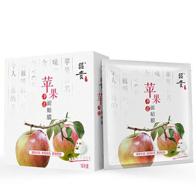 

Zhaogui apple net transparent film 30g * 10 (moisturizing replenishment mask balance grease men's / women's skin care men's mask mask female