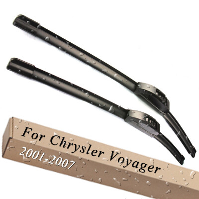 

Wiper Blades for Chrysler Voyager Fourth Generation 26"&26" Fit Hook Arms 2001 2002 2003 2004 2005 2006 2007